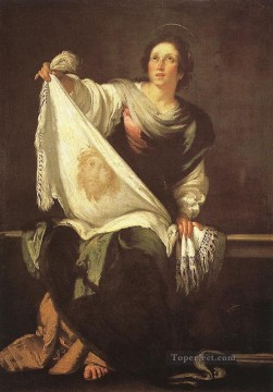 barroco Painting - Santa Verónica del barroco italiano Bernardo Strozzi